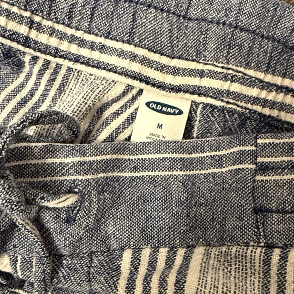 Old Navy Navy and White Striped Trousers - Picture 3 of 3